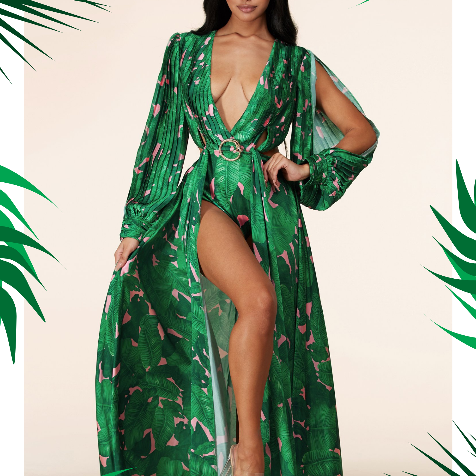 Tropical Goddess Gown | Shawn Andrea High Quality Apparel, Accessories, Cosmetics ShawnAndrea