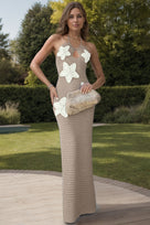 Knit Me, Baby Crochet Flower Knit Dress