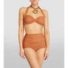 New Halter Bikini Swimsuit and Sarong  bikini set Vacation Swimwear Women Beachwear Bathing Suit