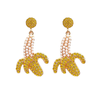 Sparkling Banana Earrings