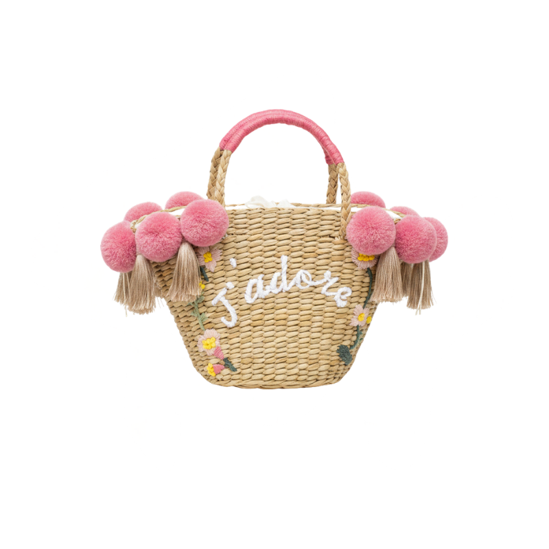 J'adore Wicker Handbag