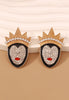 She´s a Villain Rhinestone Earrings