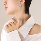 Braided C Earrings