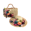 The Garden Party Duo Floral Hat and Tote Bag