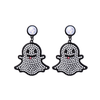 Boo-tiful Smile Pearl Ghost Earrings