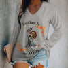 Too Glam To Give A Gobble Long Sleeve Graphic Tee