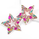 Star Studded Rhinestone Earrings