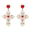 El Corazón de la Cruz Earrings