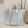 Happiness Summer Beach Bag ~ Light Blue