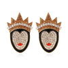 She´s a Villain Rhinestone Earrings