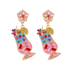 Dreaming Of Daquiris Rhinestone Earrings