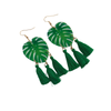 Monstera Earrings
