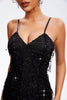 The Estelle Sequin V-Neck Wrap Cami Dress