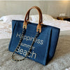 Happiness Summer Beach Bag ~ Blue