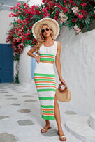 The Gitana Tank and Split Skirt Set