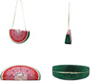 Crystal Watermelon Minaudiere Clutch