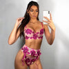 Jardin Secret 3 Piece Embroidered Lingerie Set