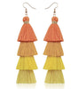 Gradient Tassel Earrings