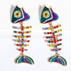 Fishbone Earrings