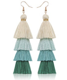 Gradient Tassel Earrings