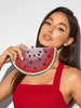Crystal Watermelon Minaudiere Clutch