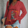 Too Glam To Give A Gobble Long Sleeve Graphic Tee