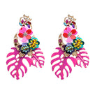 Dramatic Floral Earrings