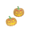 Pumpkin Rhinestone Earrings