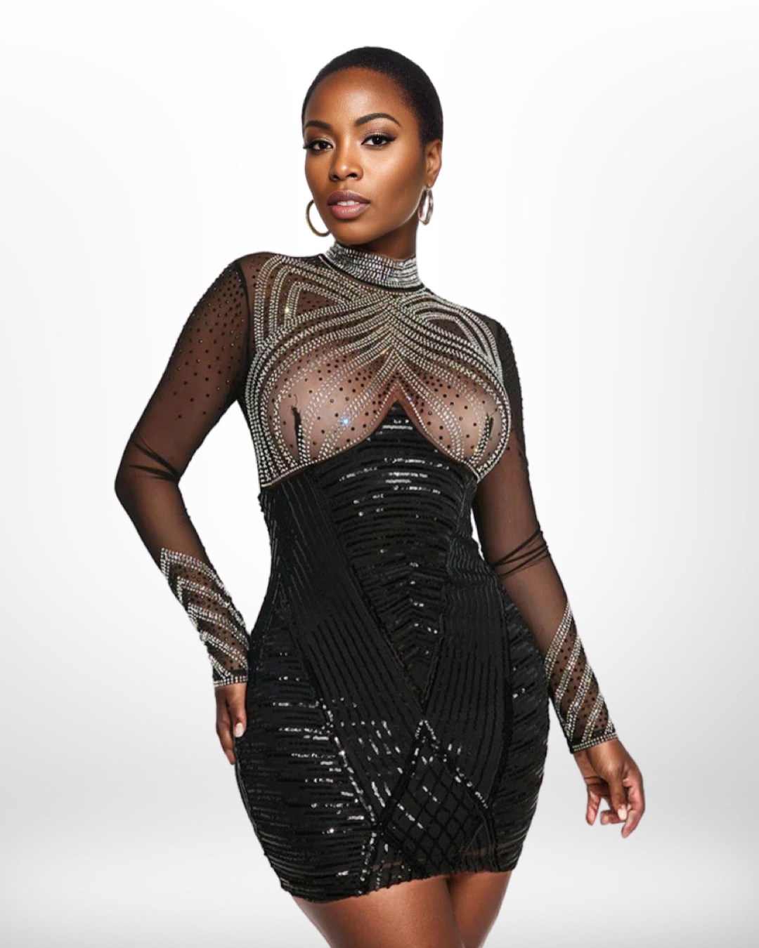 Alluring Aura Mini Dress SHAWN ANDREA Alluring Aura Mini Dress SHAWN ANDREA