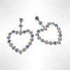 Pastel Dreams Heart Earrings