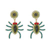 Spider Rhinestone Earrings