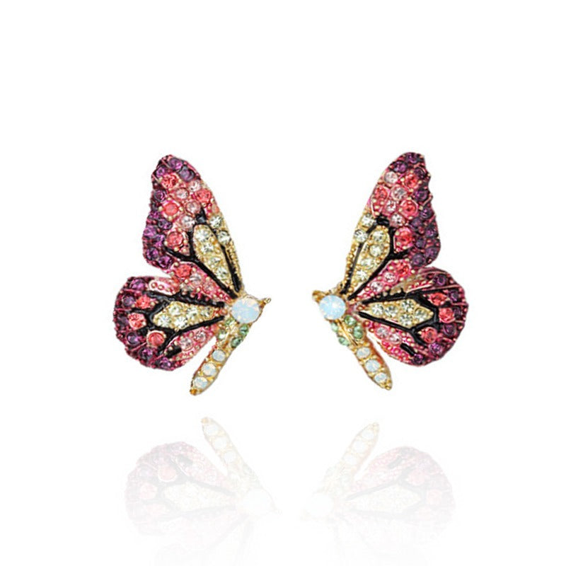 Sparkling Butterfly Earrings