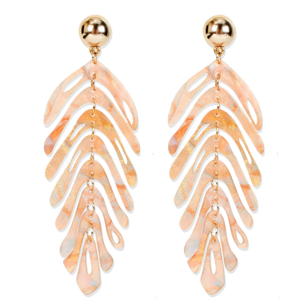 Leaf Statement Earrings