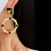 The Diana Circle Earrings