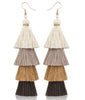 Gradient Tassel Earrings