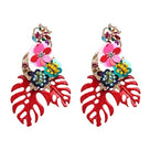 Dramatic Floral Earrings