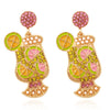 Dreaming Of Daquiris Rhinestone Earrings