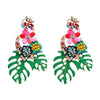 Dramatic Floral Earrings