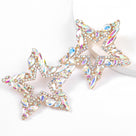 Star Studded Rhinestone Earrings