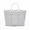 Happiness Summer Beach Bag ~ Light Blue