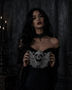 Crystal Bat Minaudiere Clutch