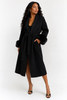 Faux Fur Sweater Coat