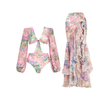 Meet Me By The Shoreline Long Sleeve Monokini Sarong