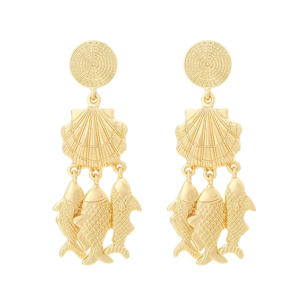 Poseidon's Catch Earrings