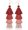 Gradient Tassel Earrings