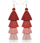 Gradient Tassel Earrings