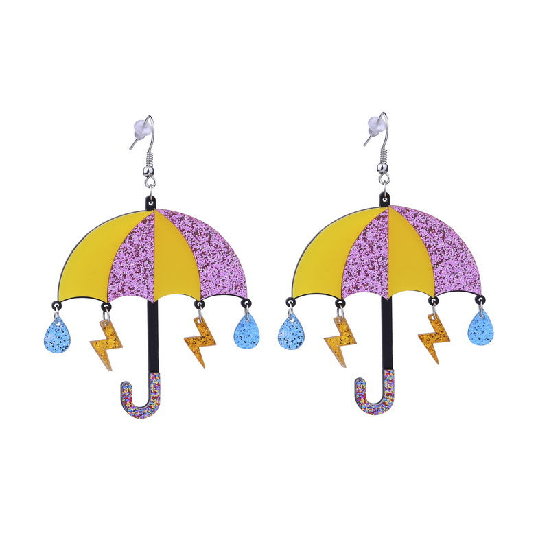 The Perfect Storm Umbrella Earrings