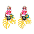 Dramatic Floral Earrings