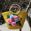 Jardin de Soleil Raffia Hat and Tote Bag