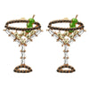 Dazzling Rhinestone Martini Earrings